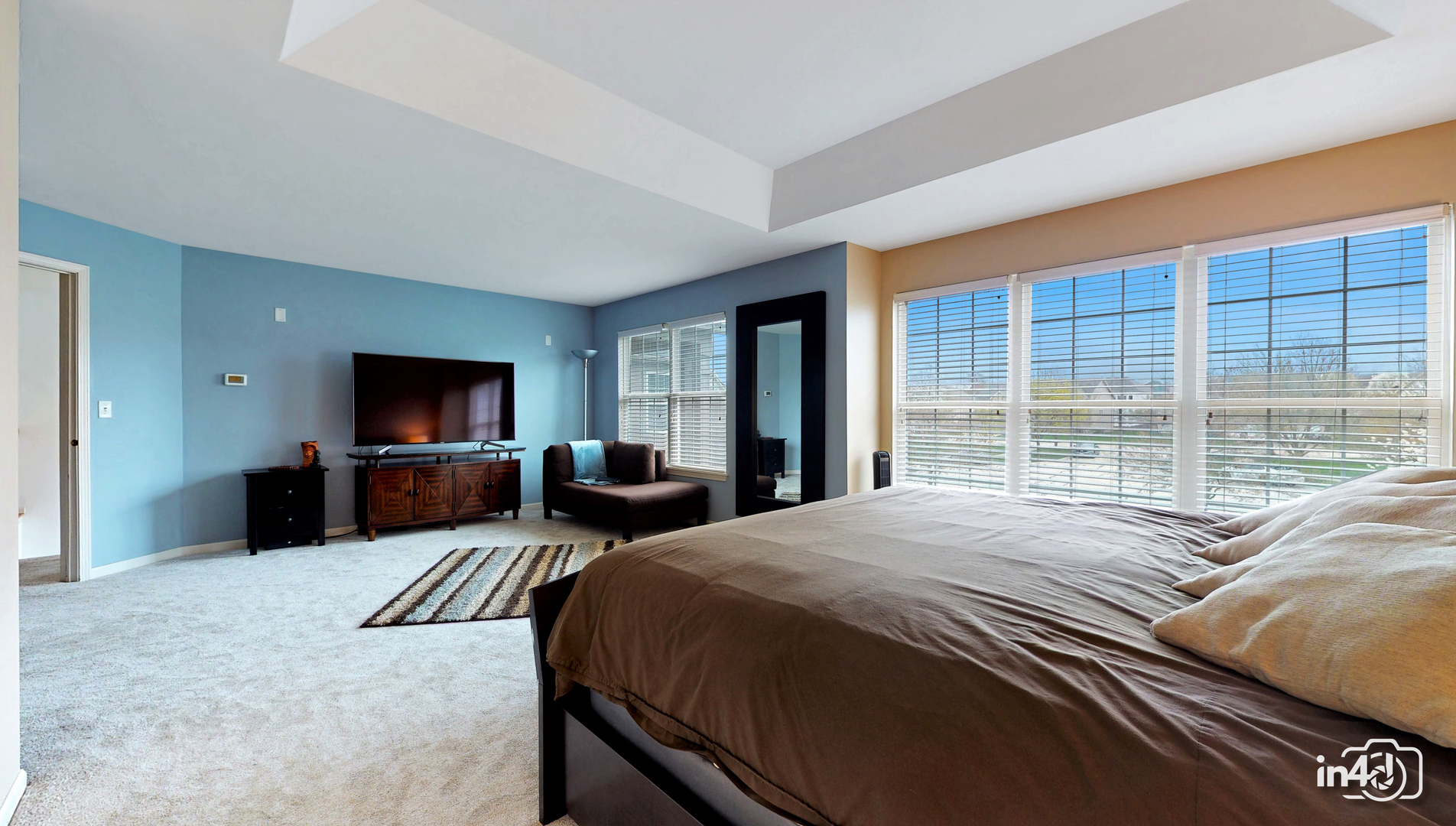 3 Ridge Court Bolingbrook, IL 60440 - Photo 33 of 52 a spacious bedroom with a bed and a television
