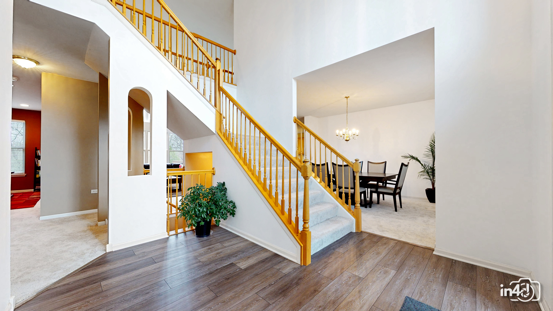 3 Ridge Court Bolingbrook, IL 60440 - Photo 4 of 52 a view of entryway and hall with wooden floor