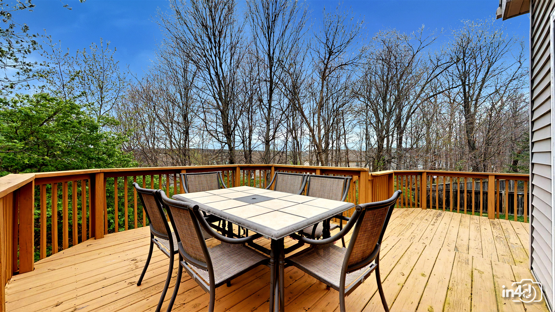 3 Ridge Court Bolingbrook, IL 60440 - Photo 44 of 52 a view of balcony with wooden floor and outdoor seating