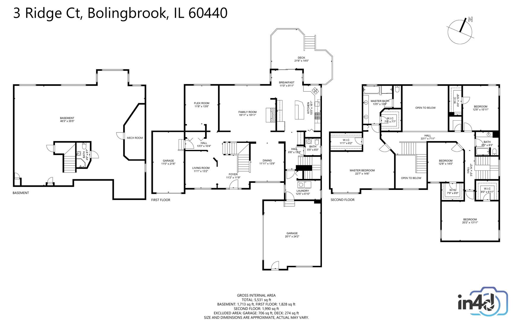3 Ridge Court Bolingbrook, IL 60440 - Photo 52 of 52 a picture of a bathroom with a sink