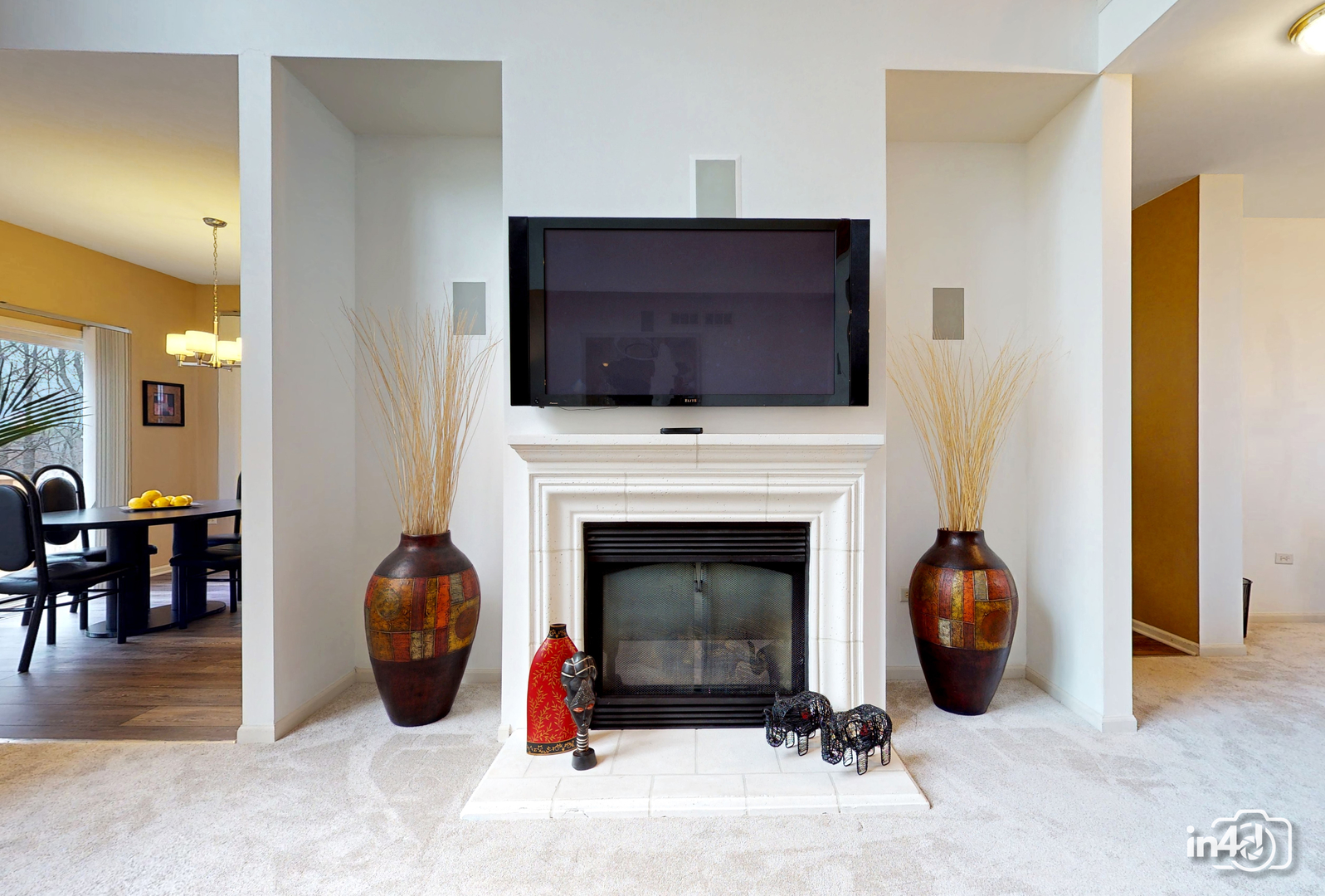 3 Ridge Court Bolingbrook, IL 60440 - Photo 9 of 52 a living room with furniture and a fireplace