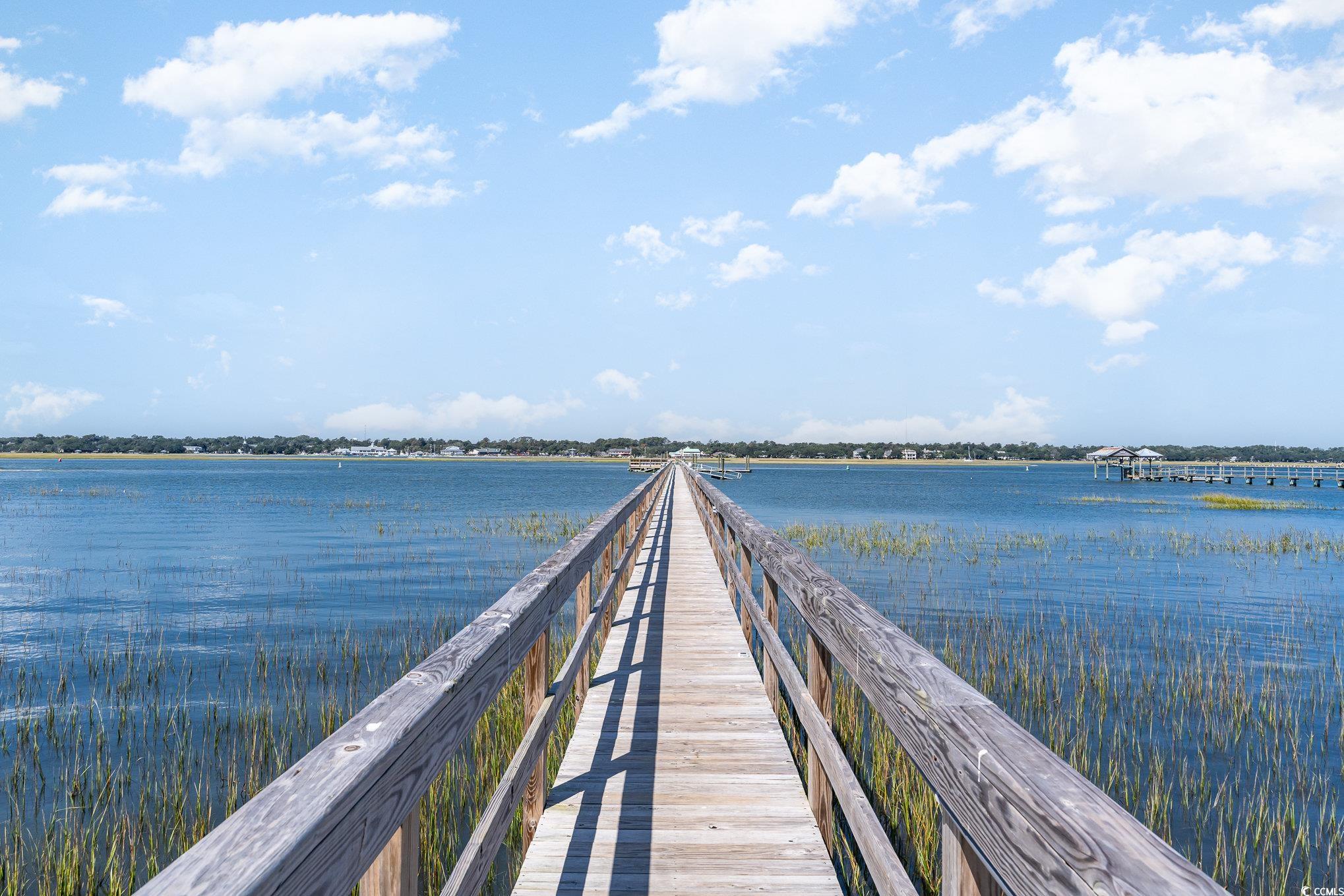 1582 South Waccamaw Drive, Unit 60 Murrells Inlet, SC 29576 - Photo 21 of 24 View of dock featuring a water view