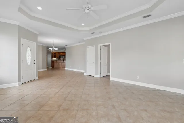 a view of an empty room