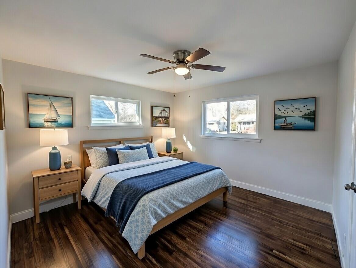 4720 Pawnee Trail Chattanooga, TN 37411 - Photo 14 of 27 Bedroom #2 Virtually Staged Blue Room