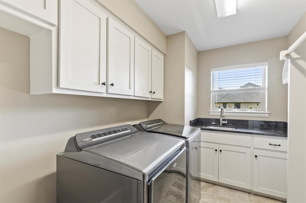 161 Pullen Road McLendon-Chisholm, TX 75032 - Photo 25 of 39 a utility room with sink dryer and washer