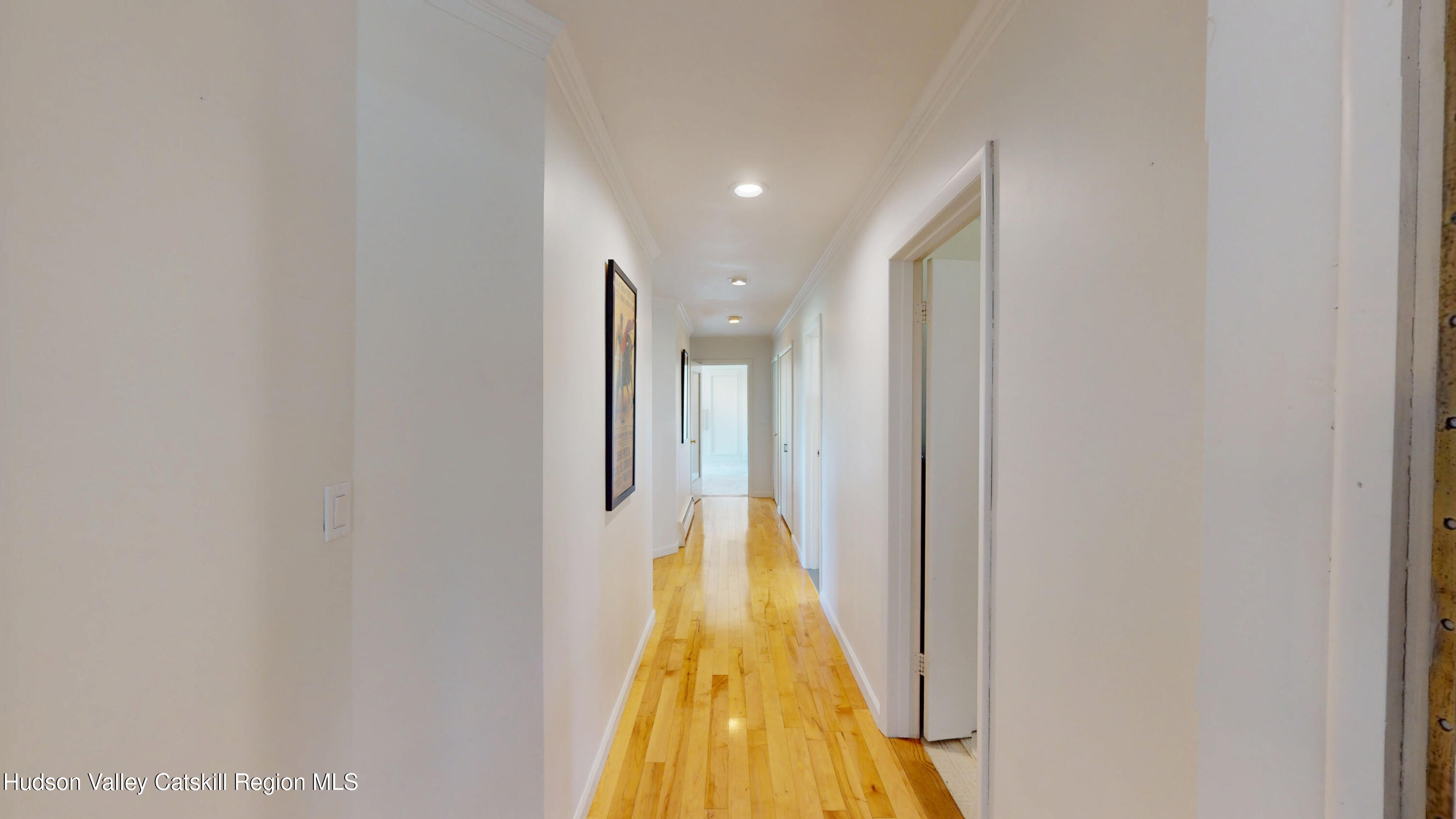 16 Spring Road Hudson, NY 12534 - Photo 18 of 64 a view of a hallway with a yellow room