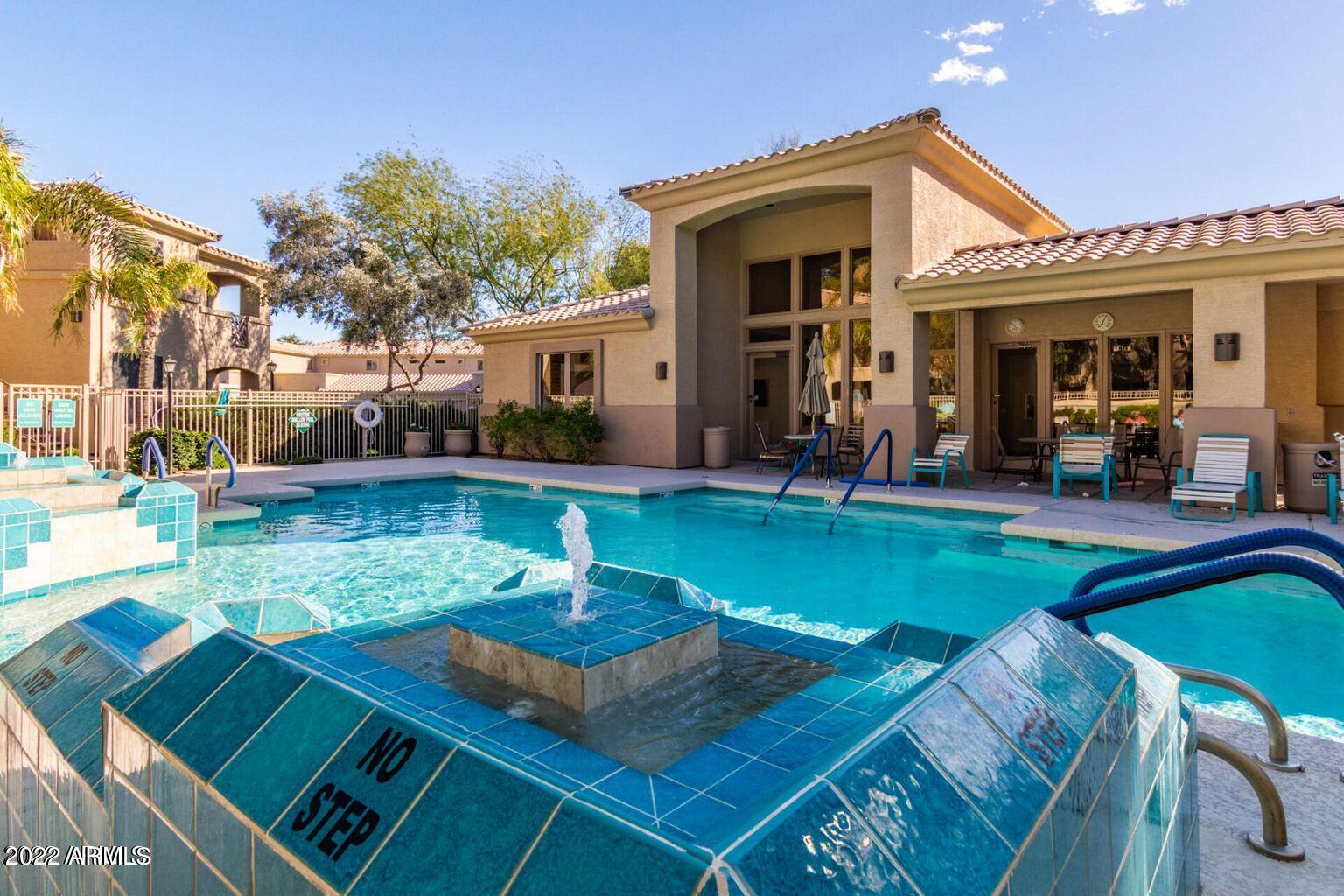 9550 East Thunderbird Road, Unit 151 Scottsdale, AZ 85260 - Photo 13 of 51 Clubhouse Overlooks the Pool