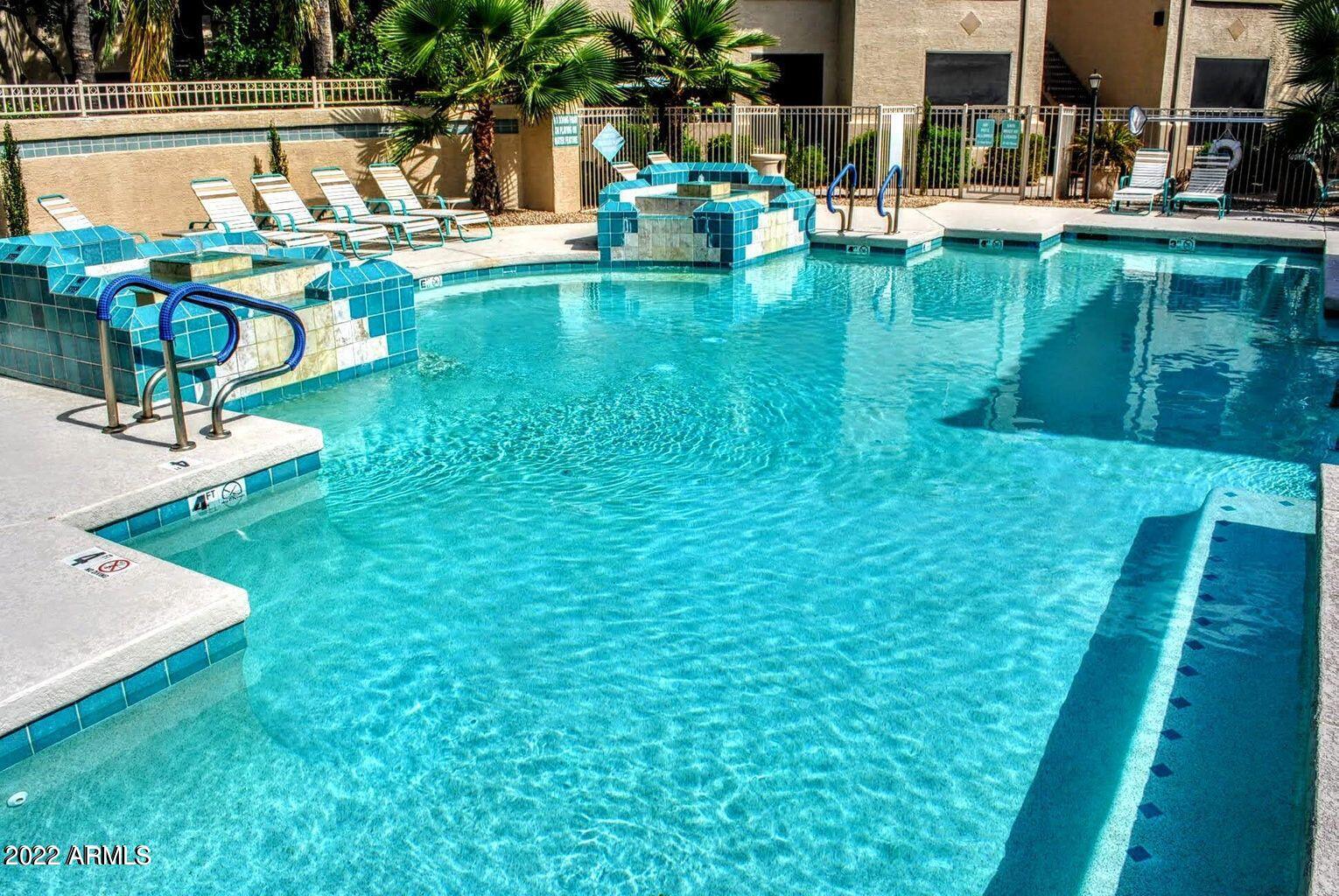 9550 East Thunderbird Road, Unit 151 Scottsdale, AZ 85260 - Photo 14 of 51 Resort-Like Pool Area