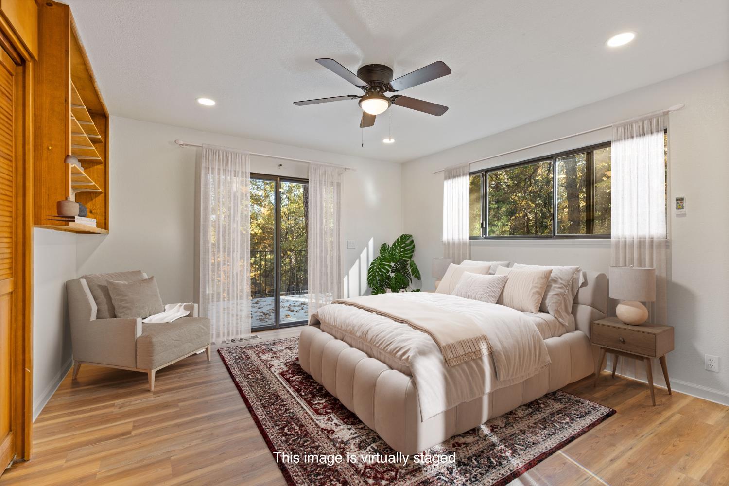 13139 North Meadow View Drive Grass Valley, CA 95945 - Photo 10 of 68 a bedroom with a bed and a window