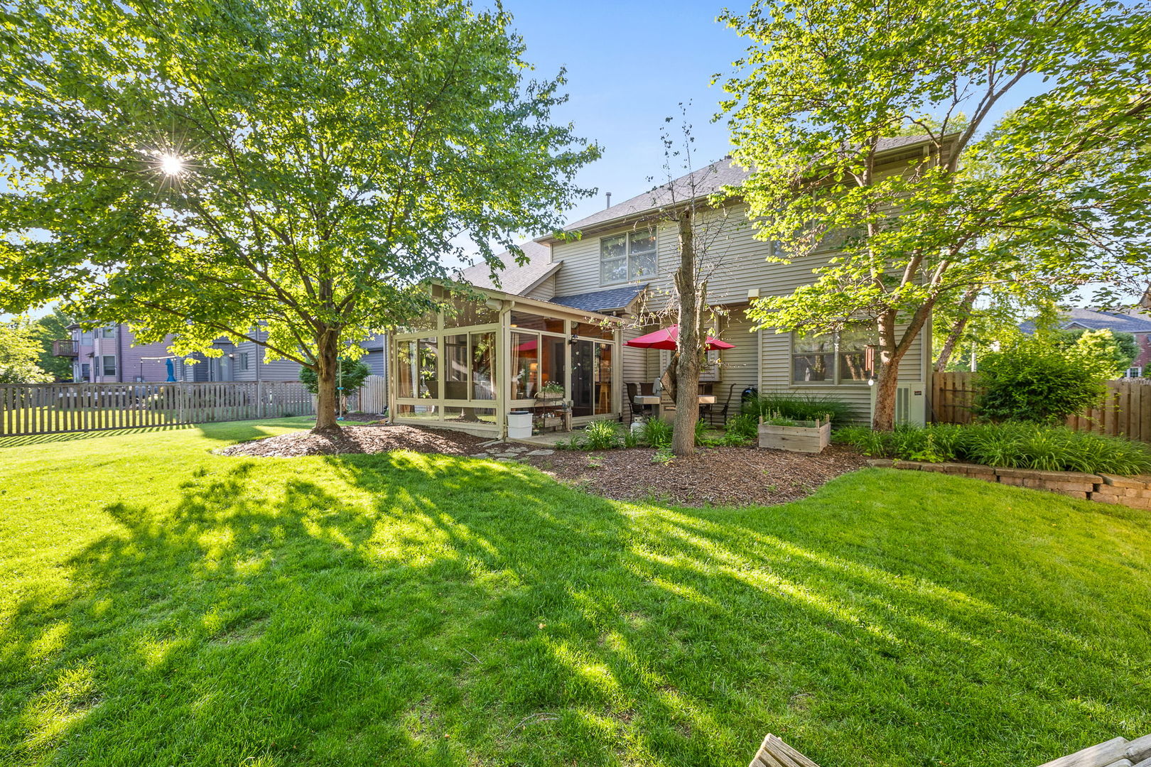 2816 Cordgrass Road Naperville, IL 60564 - Photo 38 of 49 a view of a house with a big yard plants and large trees