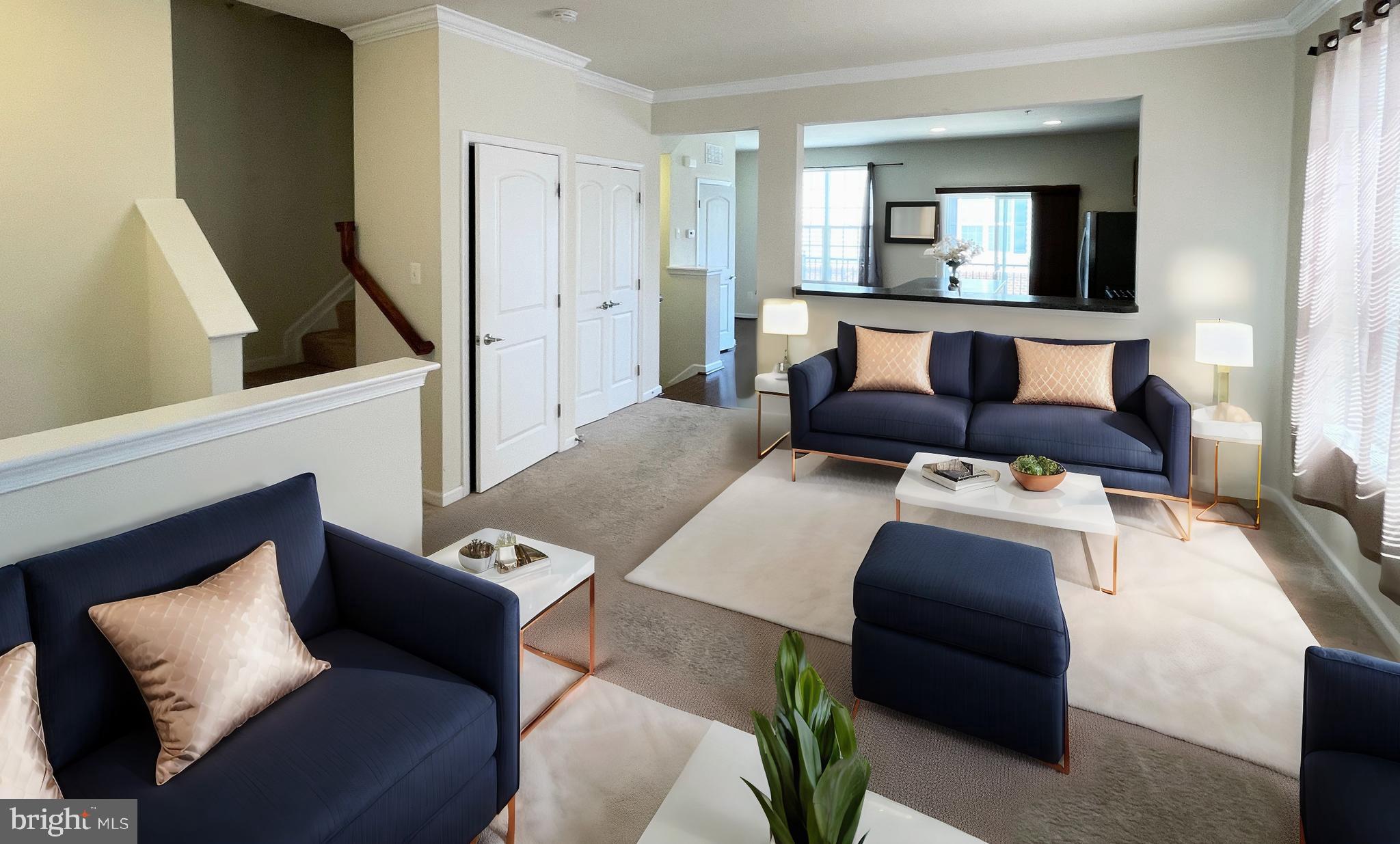 4422 Old Frederick Road Baltimore, MD 21229 - Photo 5 of 39 VIRTUAL STAGING OF LIVING ROOM
