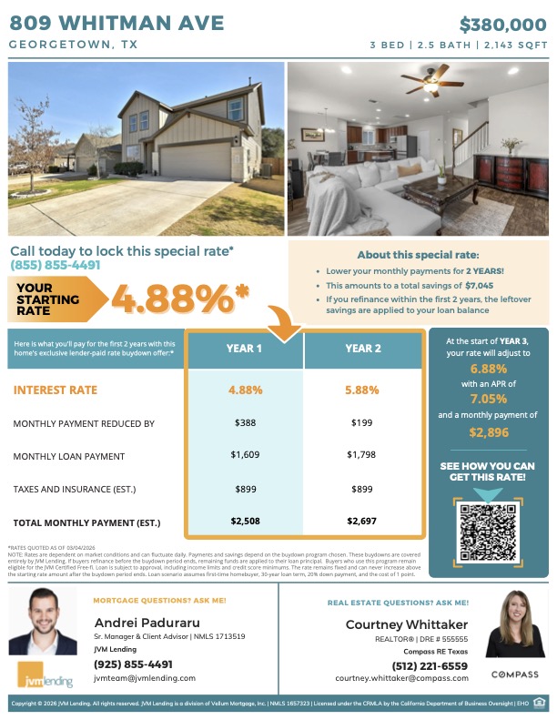 809 Whitman Avenue Georgetown, TX 78626 - Photo 4 of 17