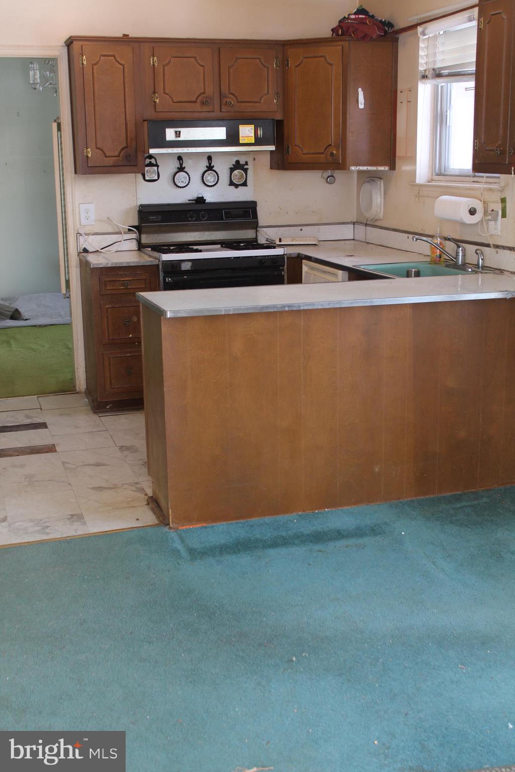 6815 Rolling Road Springfield, VA 22152 - Photo 17 of 22 a kitchen with a stove and a sink