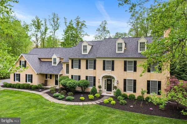 a aerial view of a house