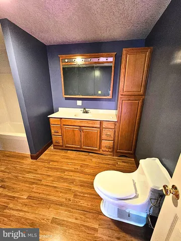 a view of a room with stairs