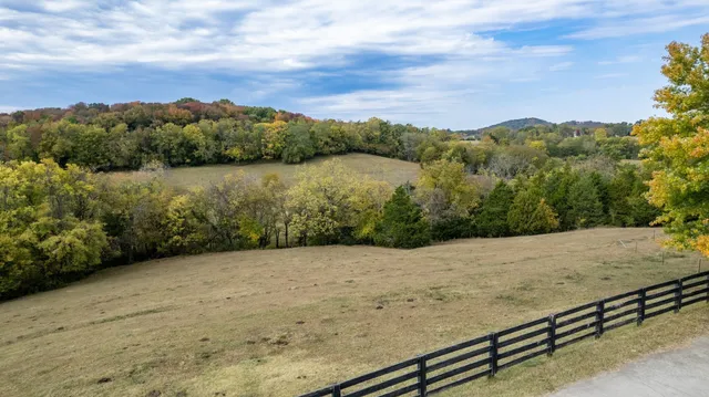 a view of a lake with a mountain in the background