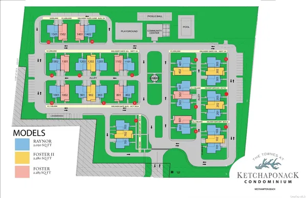 $1,090,000 | 100 Rogers Avenue, Unit 1101, Westhampton Beach, NY 11978