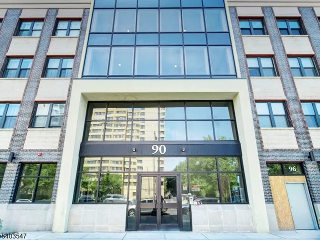 a view of a brick building