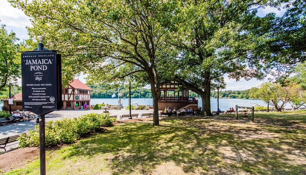 804 Centre Street, Unit 104 Boston, MA 02130 - Photo 26 of 32 a view of street with residential houses