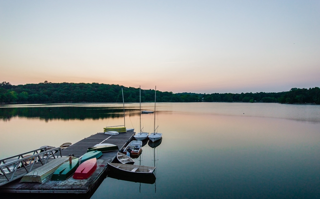 804 Centre Street, Unit 104 Boston, MA 02130 - Photo 27 of 32 a view of a lake with houses