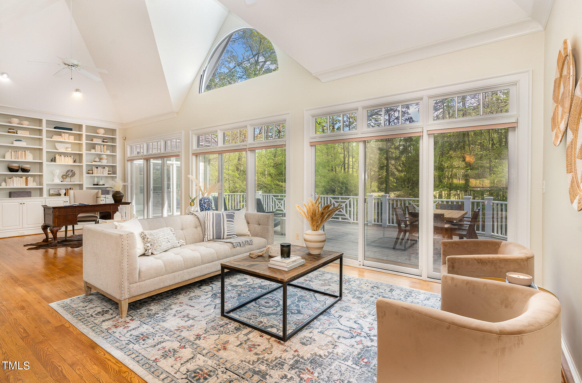 3737 Hope Valley Road Durham, NC 27707 - Photo 12 of 58 a living room with furniture and a large window