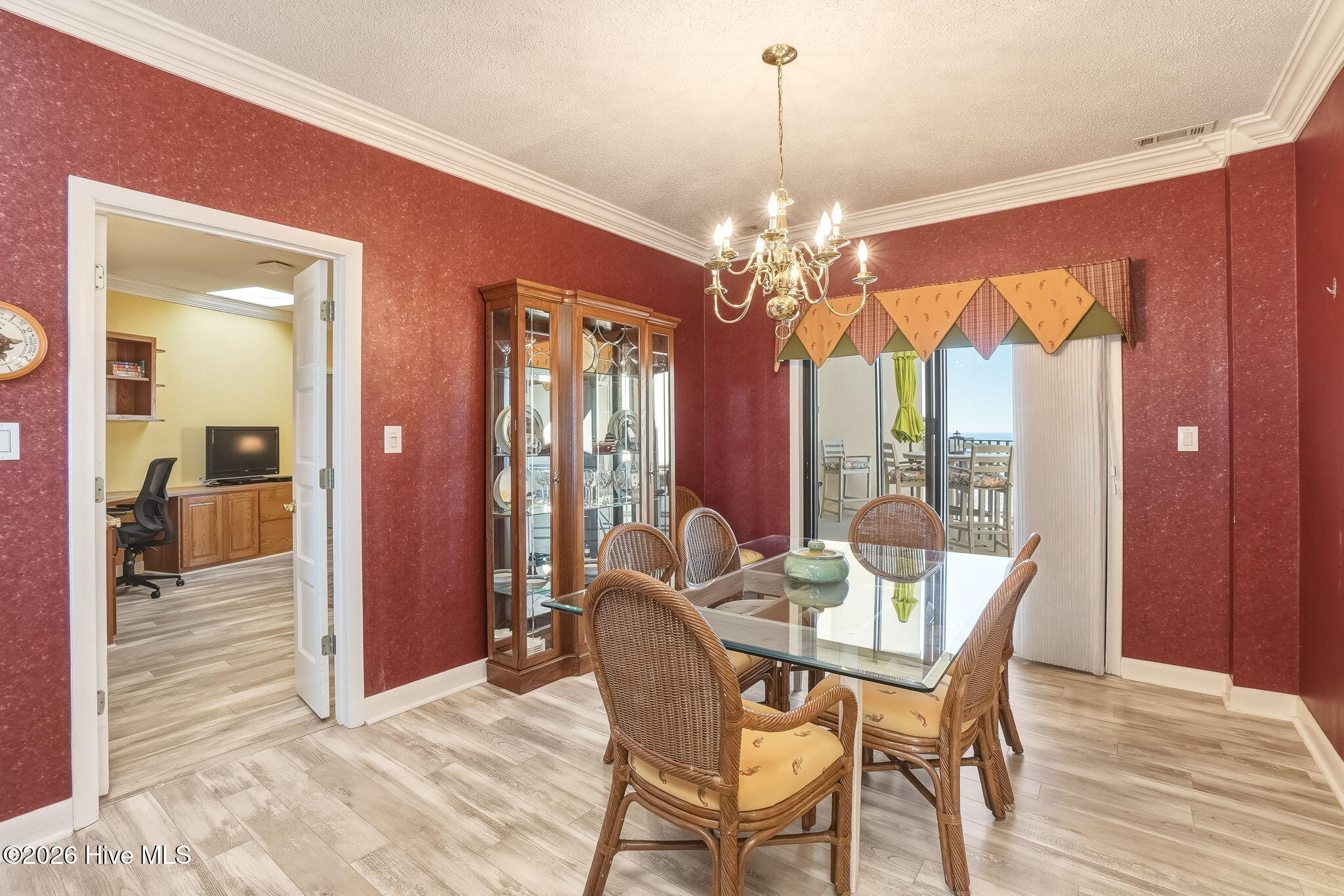 1505 Salter Path Road, Unit 603J Indian Beach, NC 28512 - Photo 11 of 50 Formal Dining again with a shot of the den/office to the left.