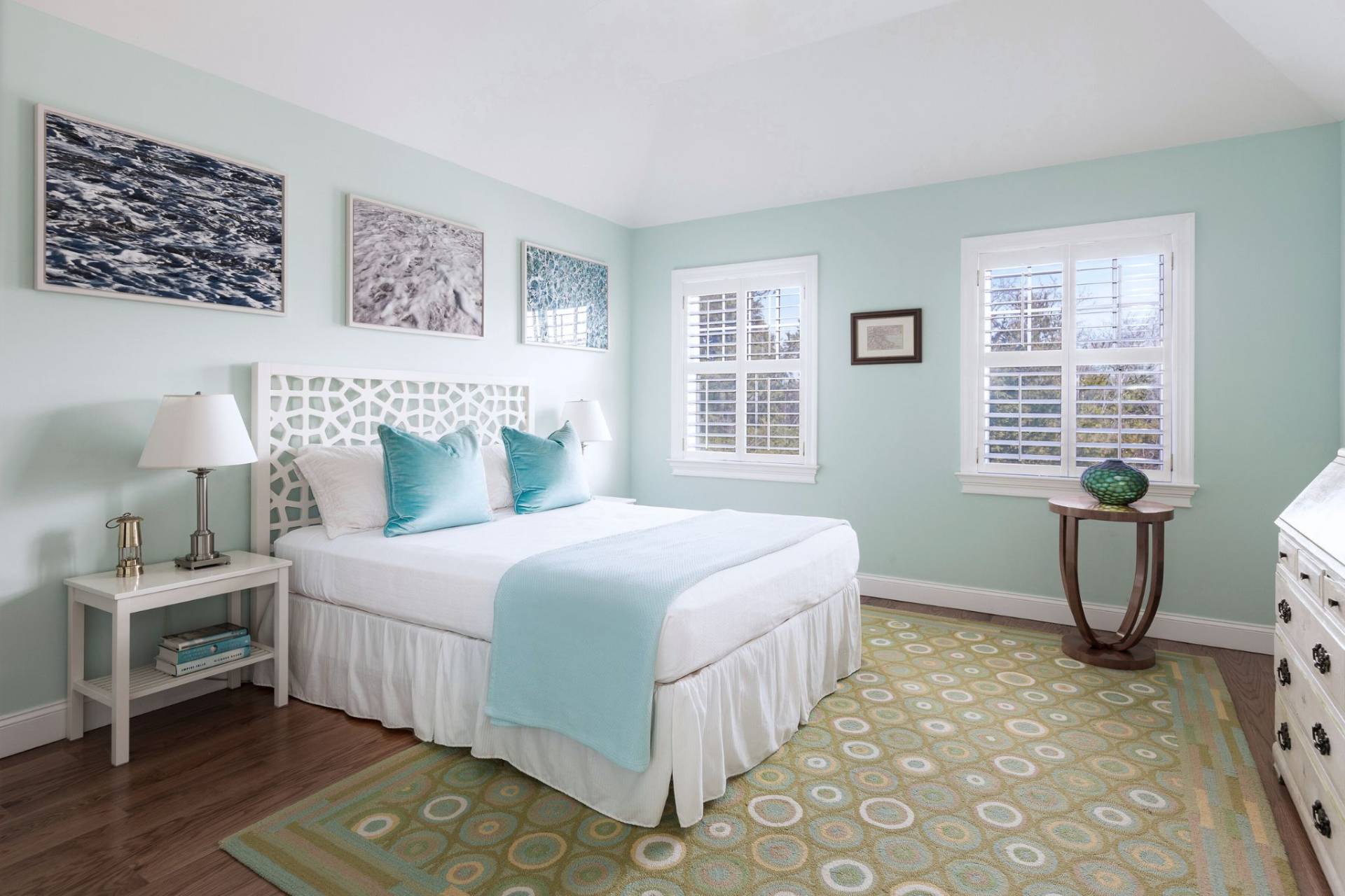 99 Flying Point Road Southampton, NY 11968 - Photo 15 of 20 a bedroom with a bed wooden floor and window