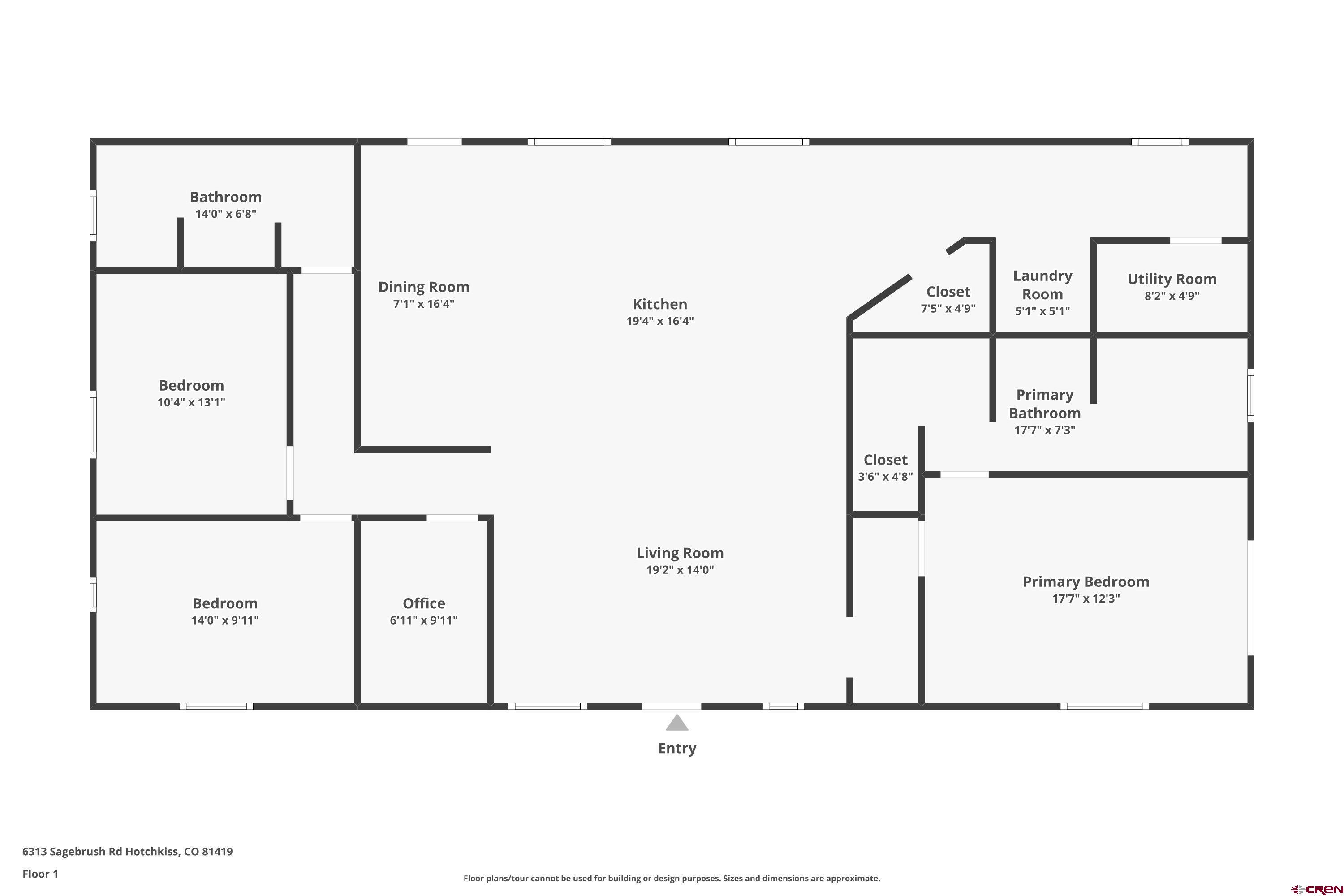 6313 Sagebrush Road Hotchkiss, CO 81419 - Photo 34 of 34 a picture of a floor plan