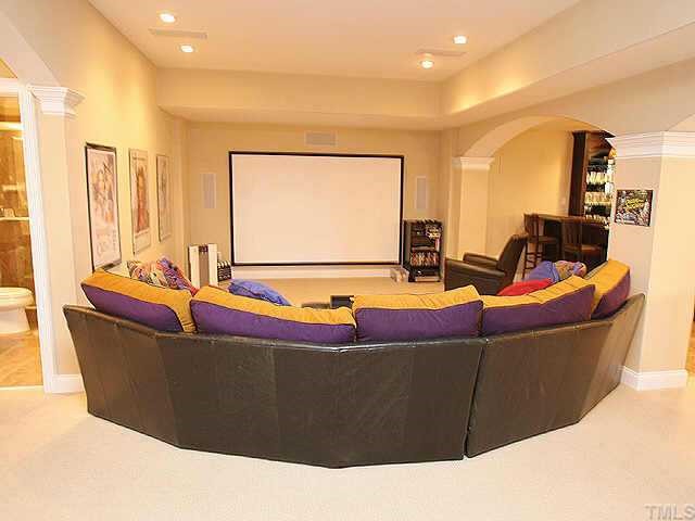 9508 Bluemont Court Raleigh, NC 27617 - Photo 5 of 10 a living room with couch and a large window