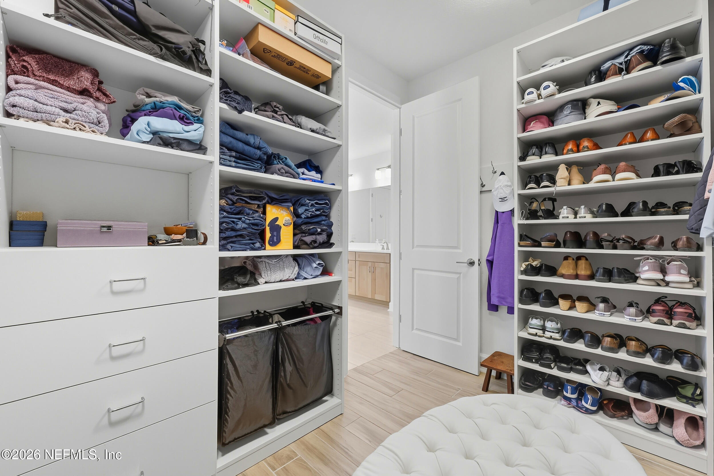 494 Marquesa Circle St. Johns, FL 32259 - Photo 32 of 76 a view of walk in closet and shelves