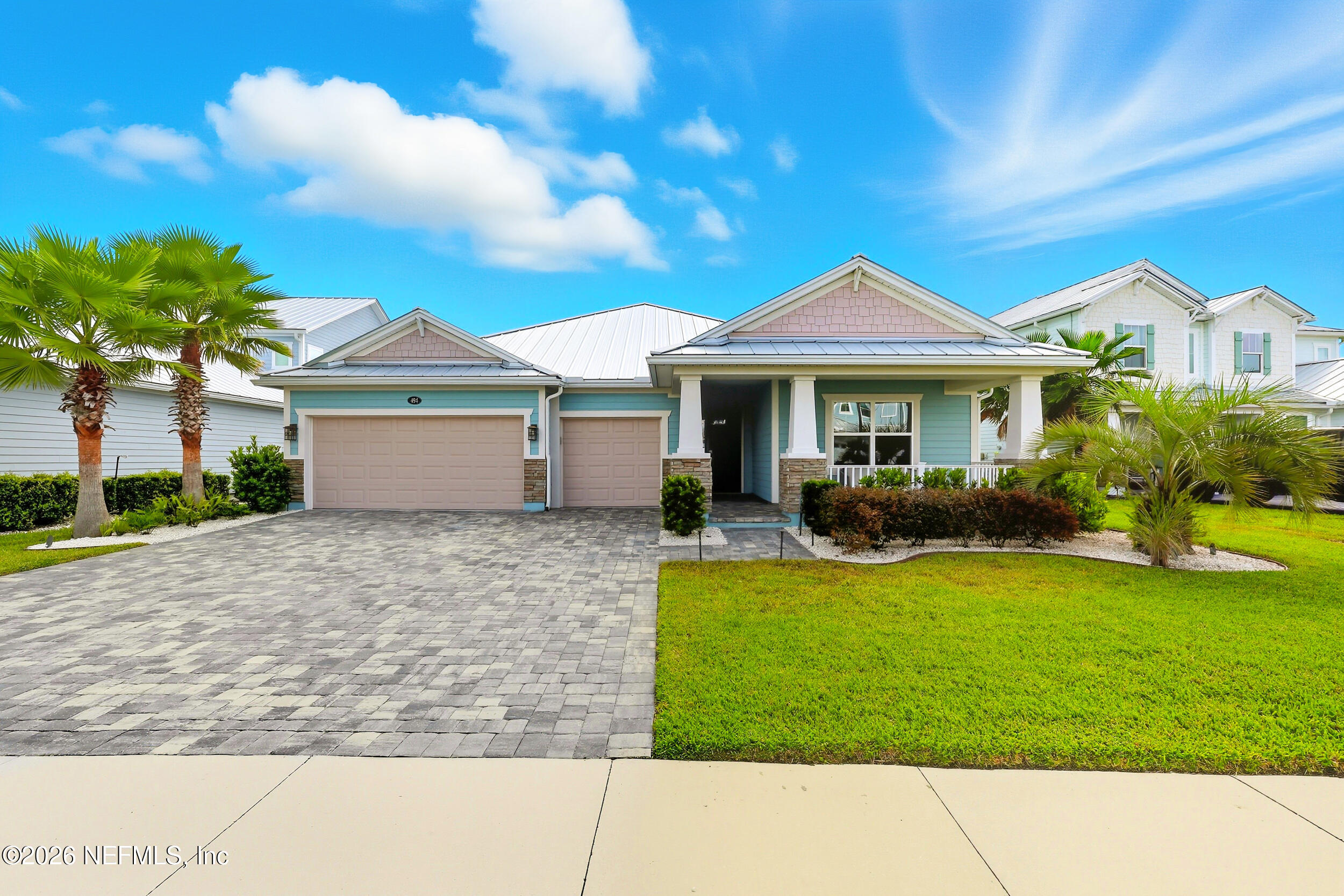 494 Marquesa Circle St. Johns, FL 32259 - Photo 56 of 76 a front view of a house with a yard