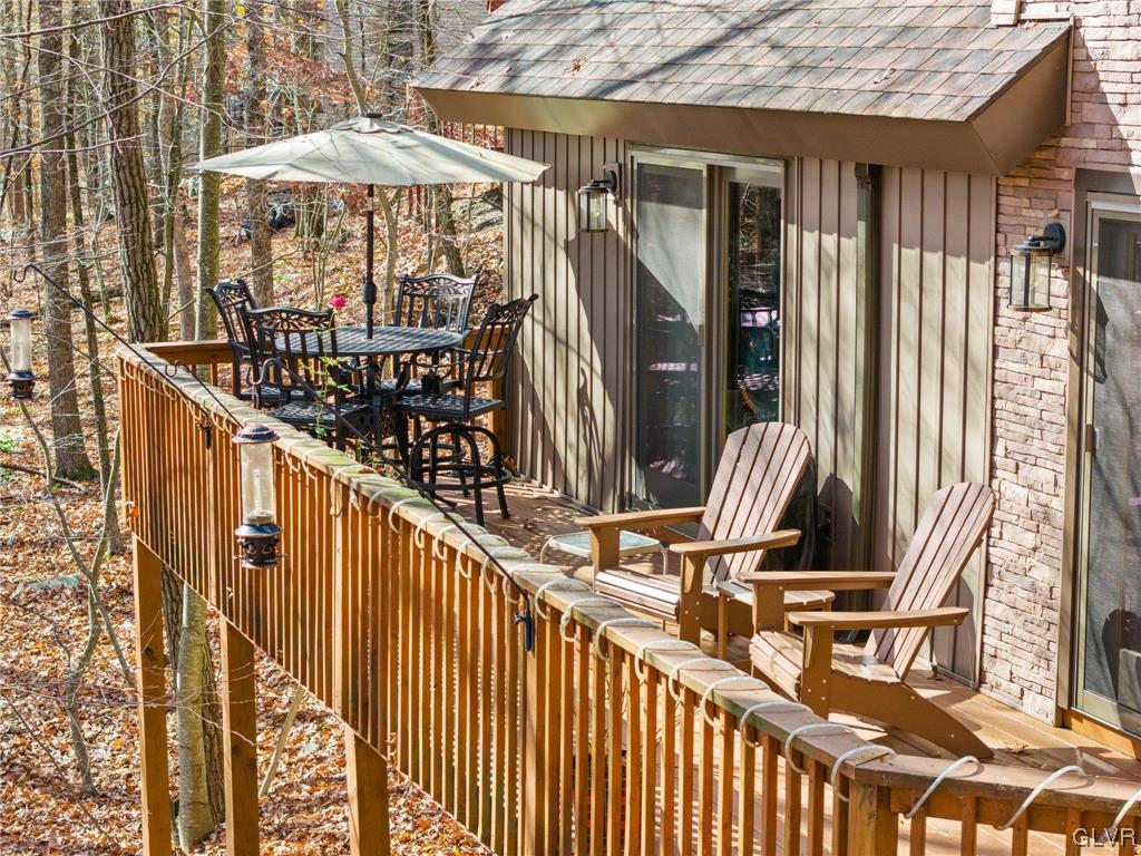 3215 Cherry Ridge Road Bushkill, PA 18324 - Photo 8 of 50 a view of balcony and patio