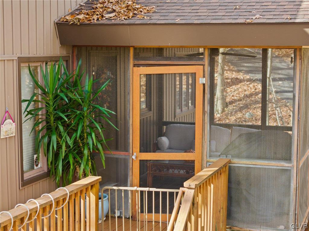 3215 Cherry Ridge Road Bushkill, PA 18324 - Photo 10 of 50 a view of balcony with small garden