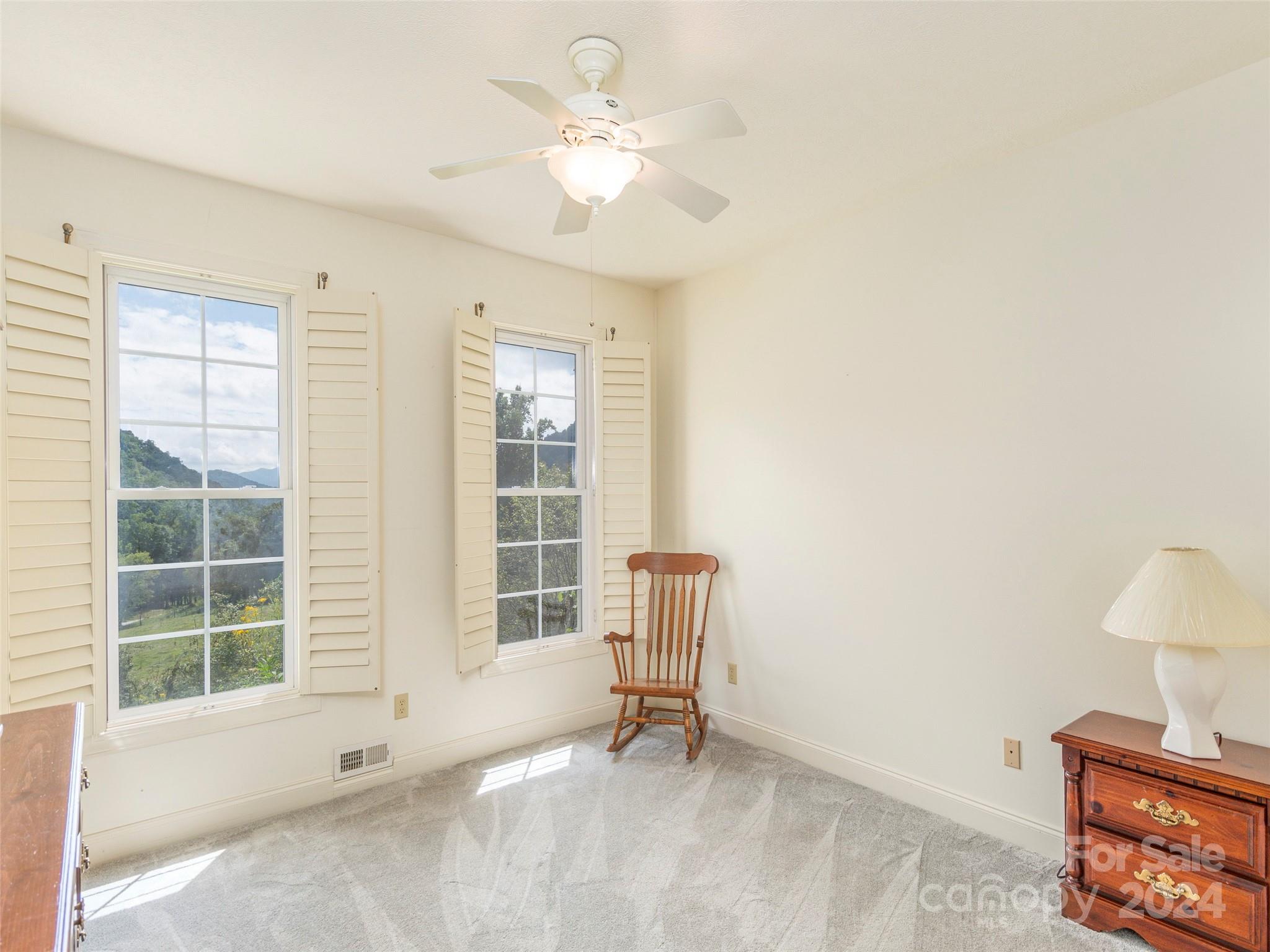 4113 Beaverdam Road Canton, NC 28716 - Photo 20 of 44 an empty room with windows and fan