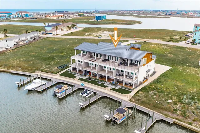 an aerial view of a ocean view