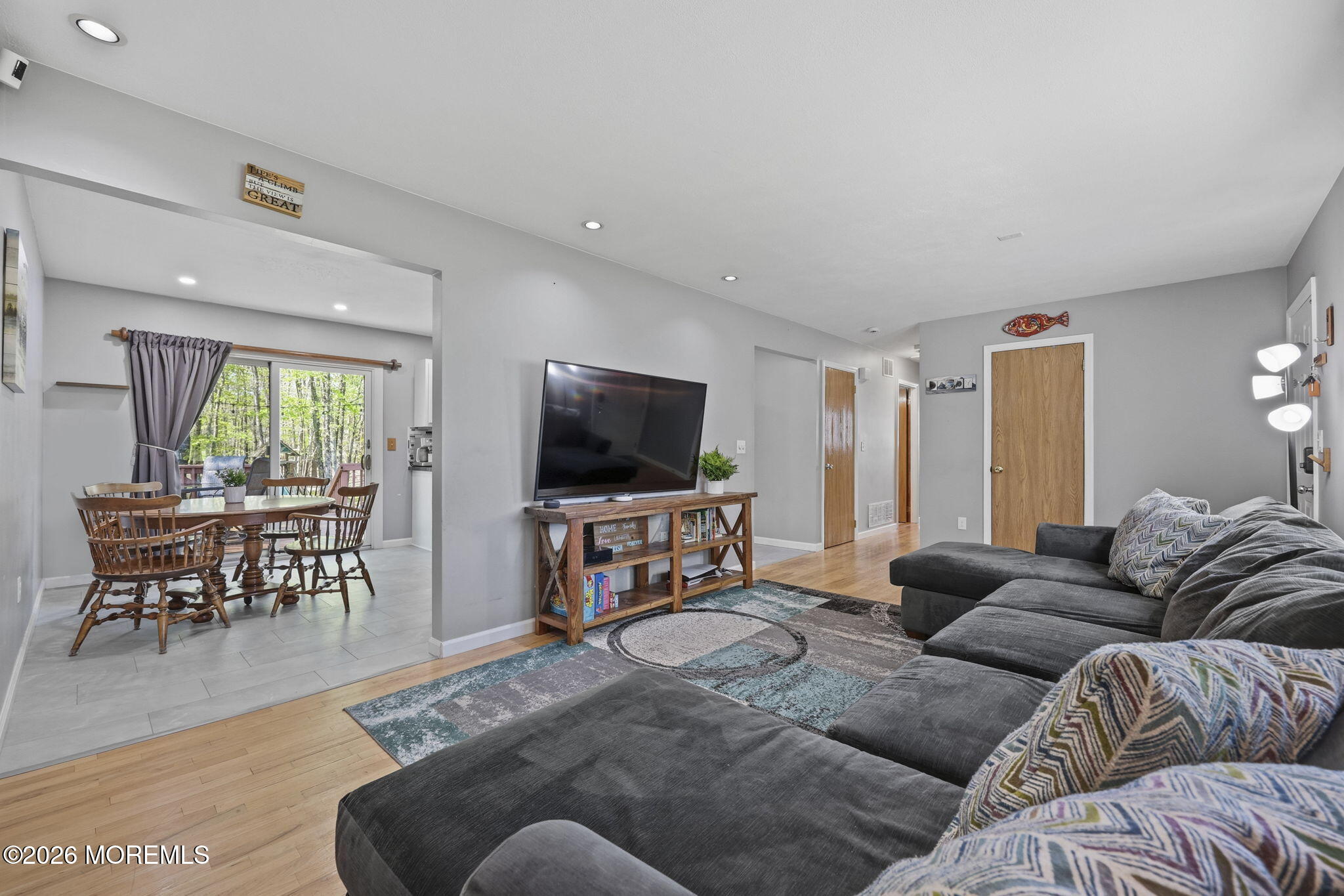 356 Leesville Road Jackson, NJ 08527 - Photo 14 of 46 a living room with furniture and a flat screen tv