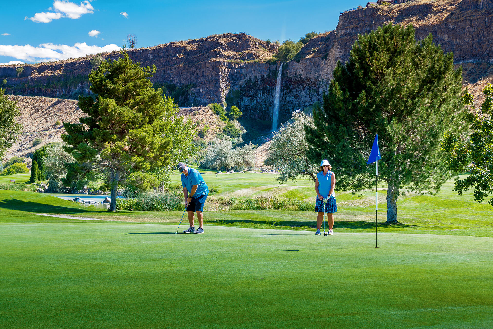 Canyon Springs Road Twin Falls, ID 83301 - Photo 22 of 24 Golf with waterfall background