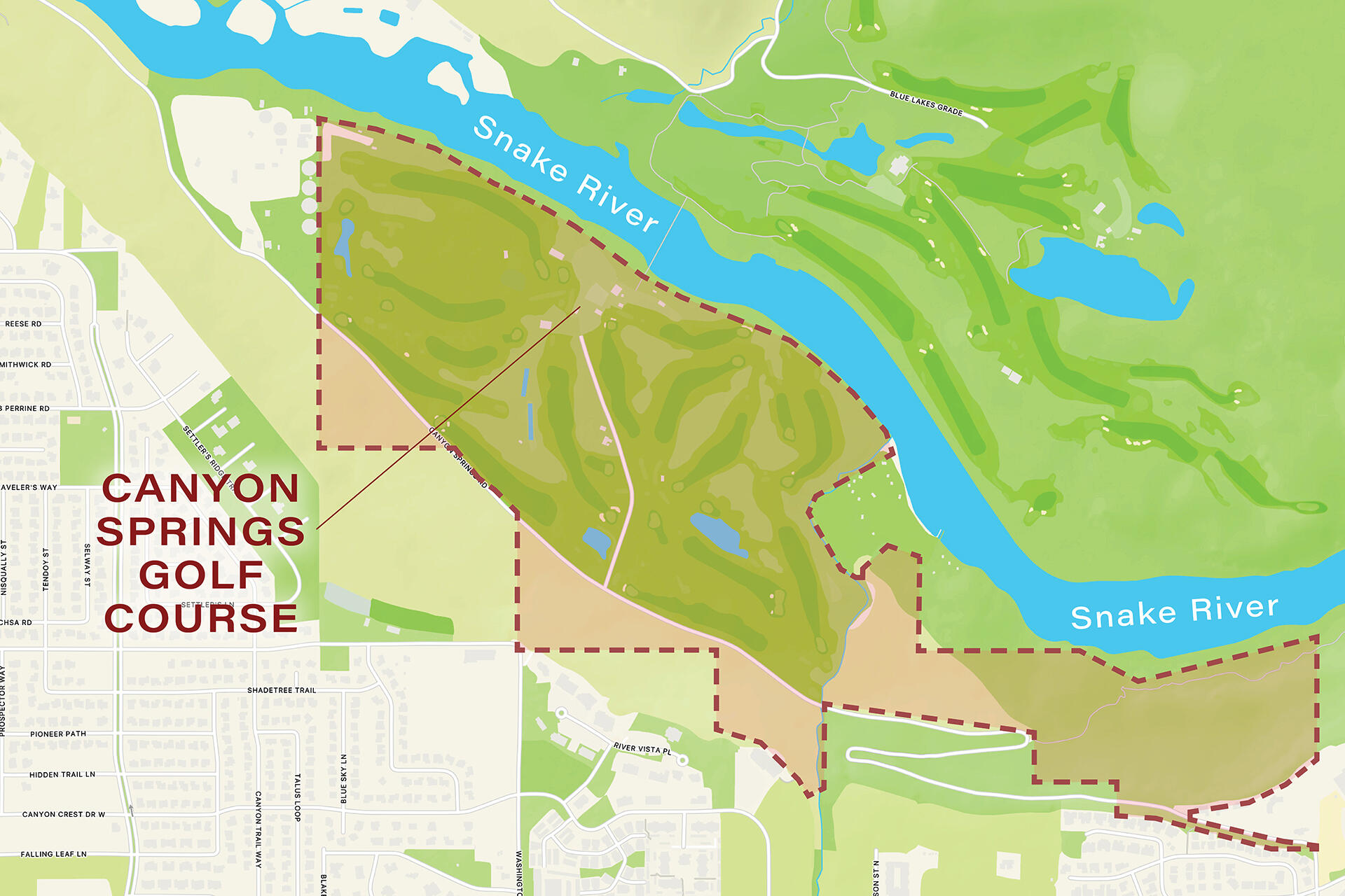 Canyon Springs Road Twin Falls, ID 83301 - Photo 23 of 24 Vicinity Map