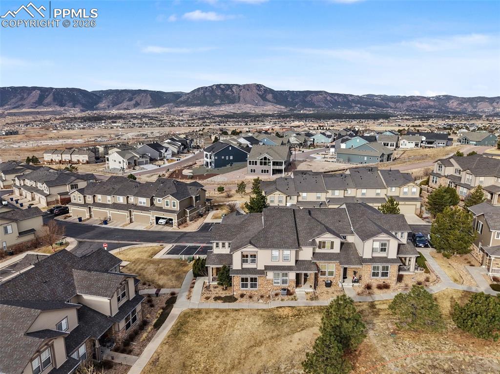 17063 Blue Mist Grove Monument, CO 80132 - Photo 23 of 33 an aerial view of residential houses and outdoor space