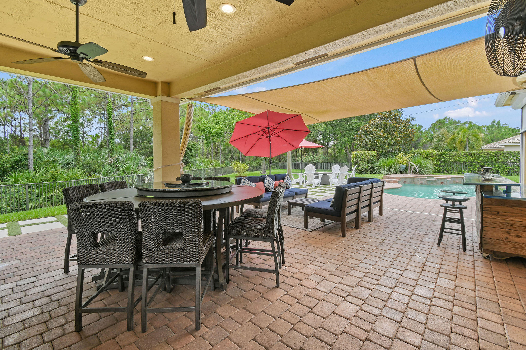 7668 Southeast Laque Circle Stuart, FL 34997 - Photo 49 of 64 Expansive Outdoor Entertaining