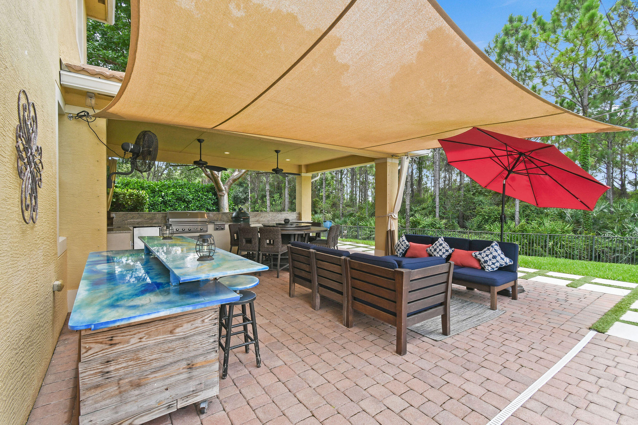 7668 Southeast Laque Circle Stuart, FL 34997 - Photo 50 of 64 Expansive Outdoor Entertaining