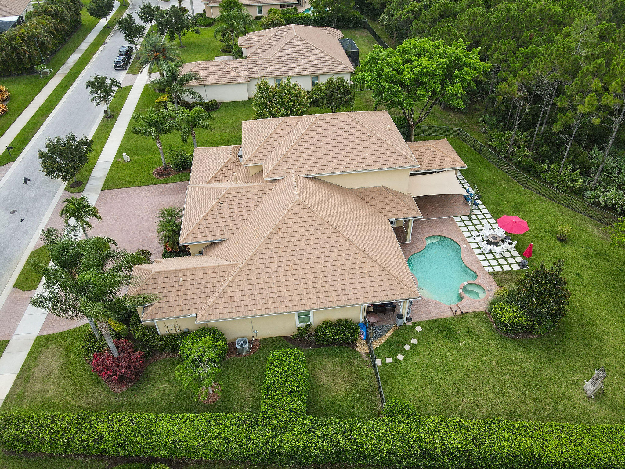 7668 Southeast Laque Circle Stuart, FL 34997 - Photo 59 of 64 Aerial Back