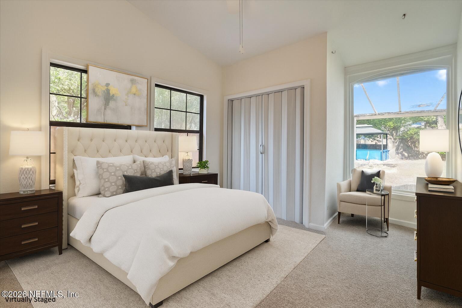 1217 Cook Street Jacksonville, FL 32205 - Photo 14 of 43 AI Staged Bedroom 2