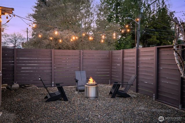 a view of a house with a patio