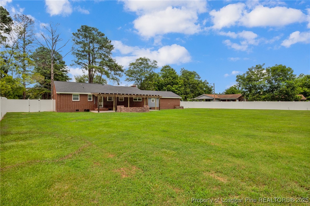 309 Cornith Road Pembroke, NC 28372 - Photo 39 of 40 a aerial view of a house with garden and a sitting area