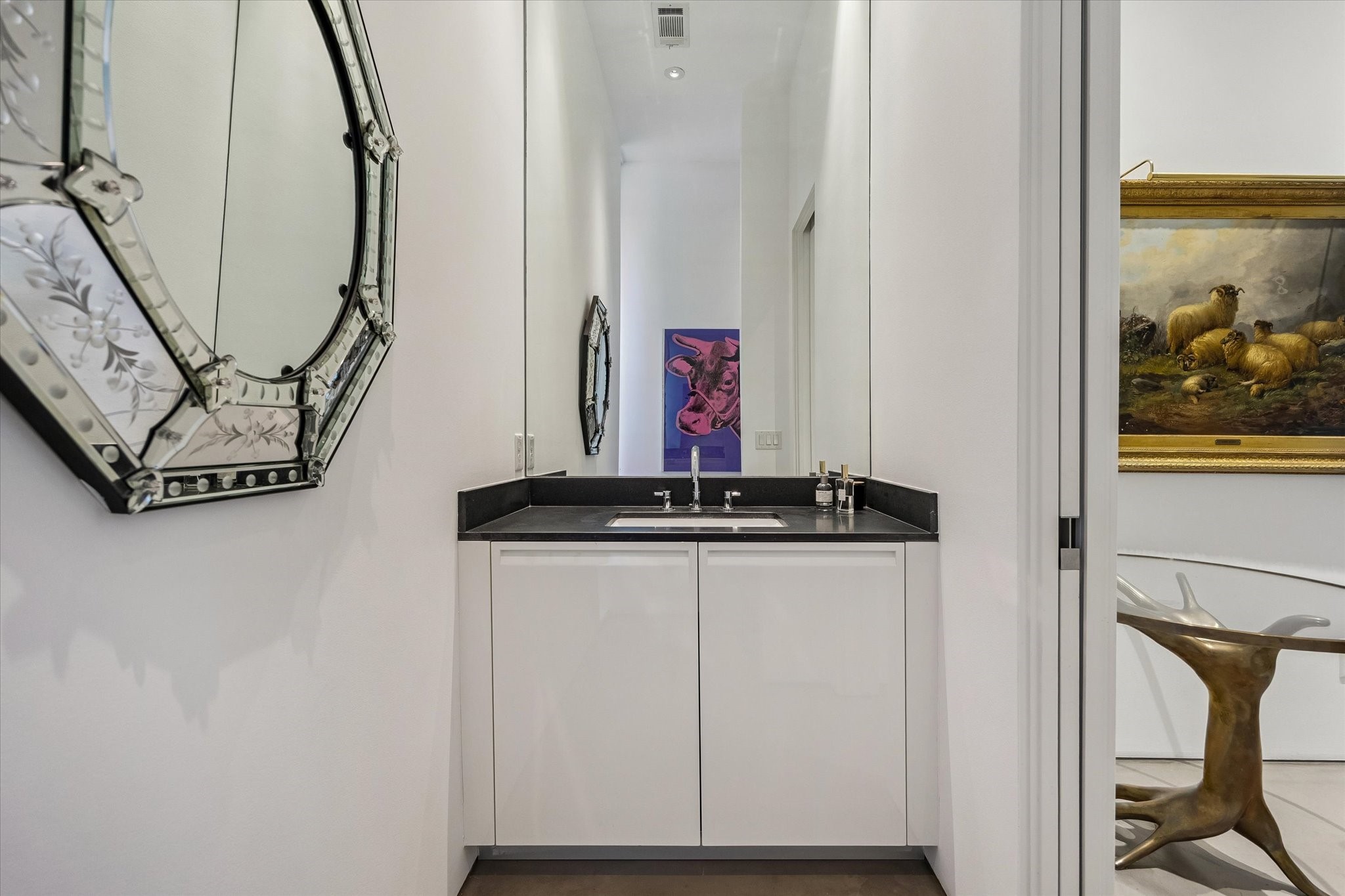 1527 Indiana Street Houston, TX 77006 - Photo 14 of 30 The statement powder room.