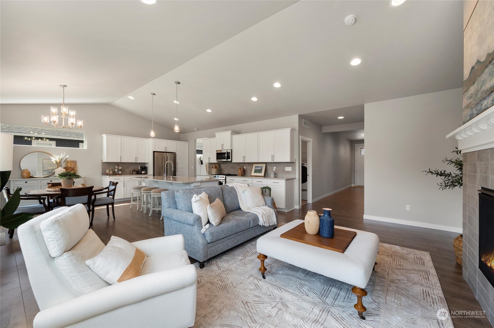 984 Rainier Loop Mount Vernon, WA 98274 - Photo 12 of 40 a living room with furniture kitchen view and a table