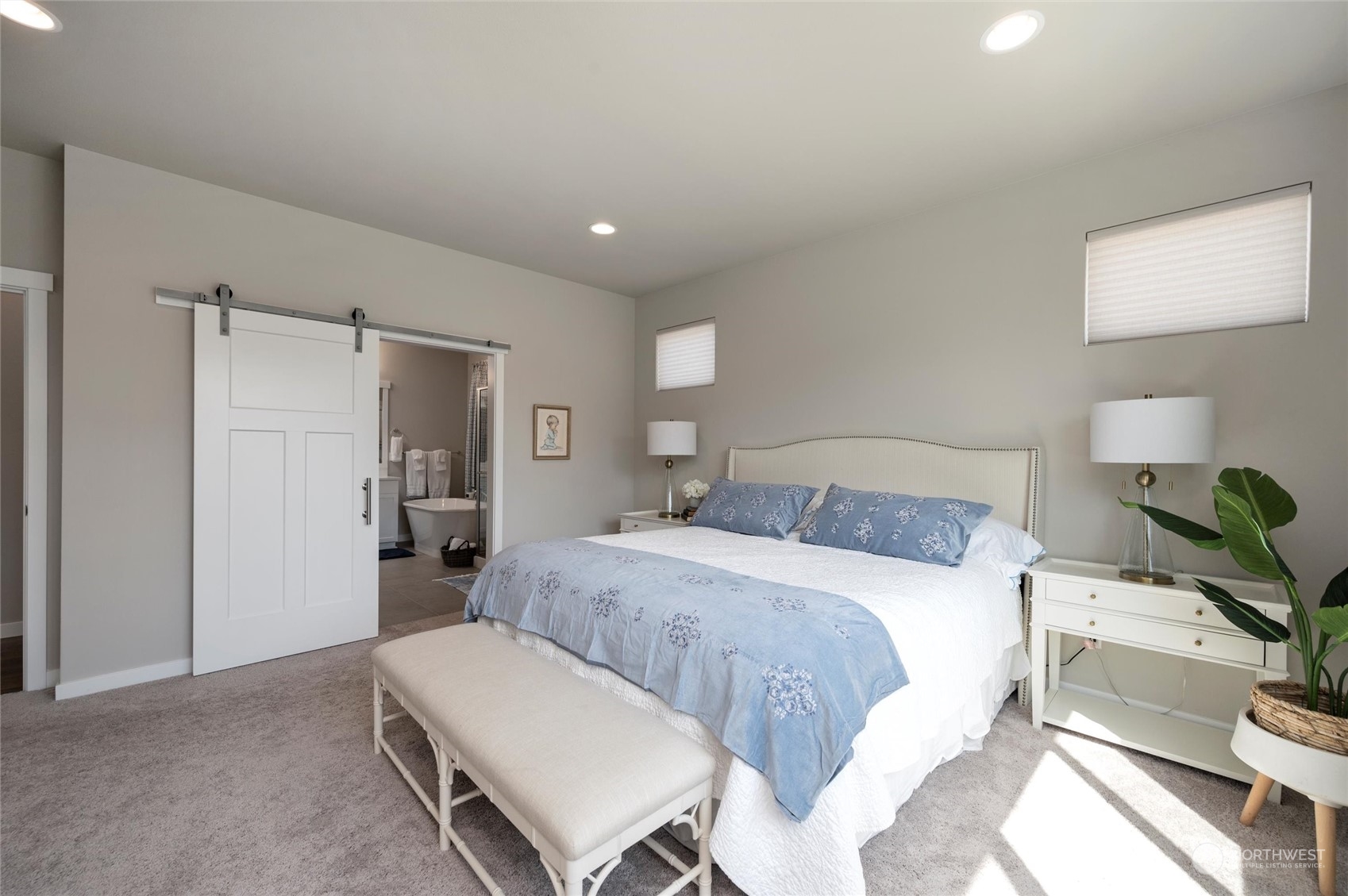 984 Rainier Loop Mount Vernon, WA 98274 - Photo 20 of 40 a bedroom with a bed and a table