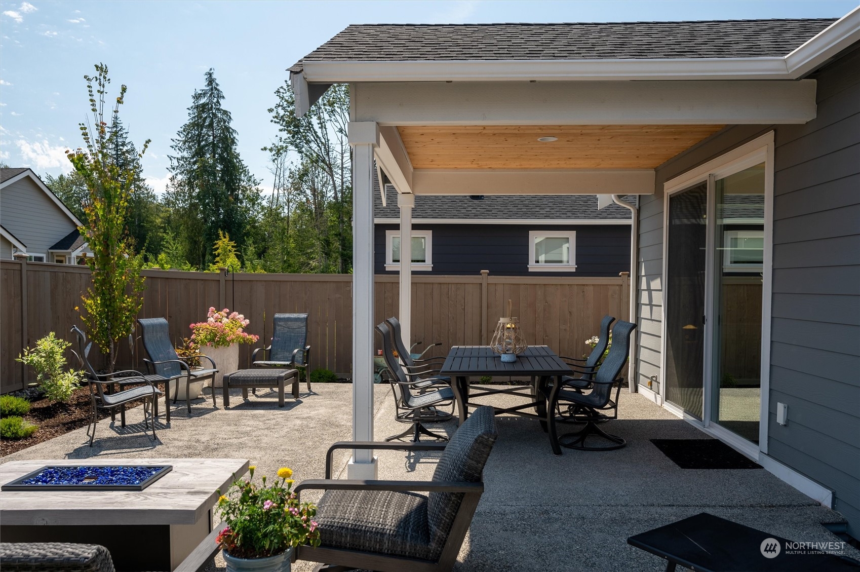 984 Rainier Loop Mount Vernon, WA 98274 - Photo 34 of 40 a backyard of a house with outdoor seating