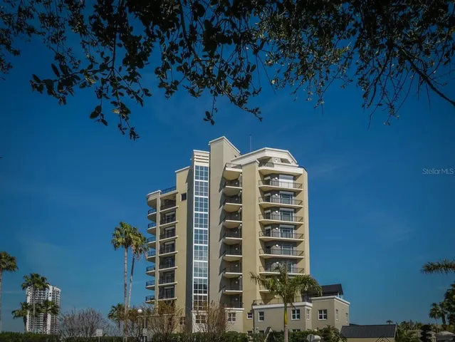 a front view of a building